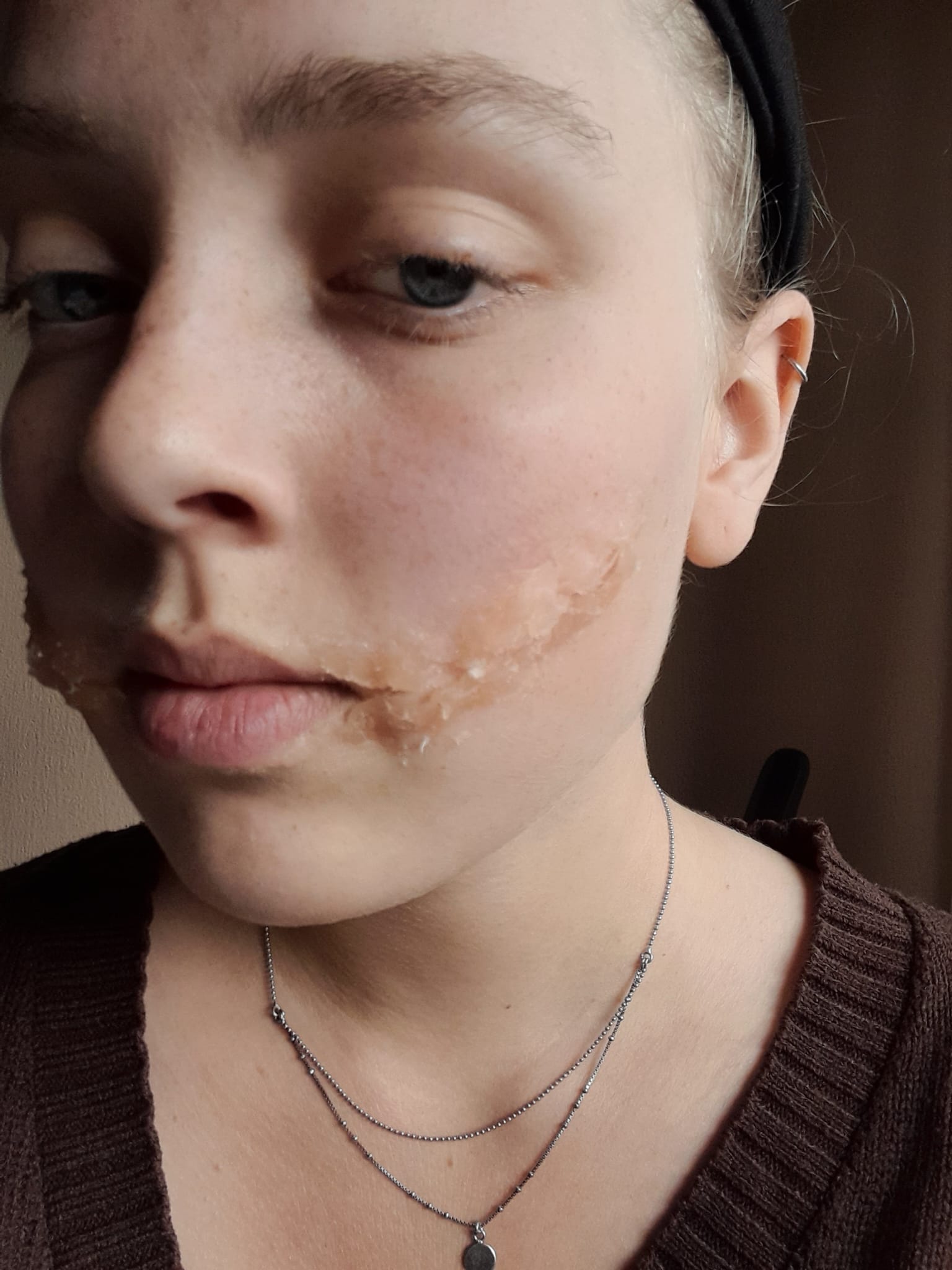 detailbeeld sfx-makeup