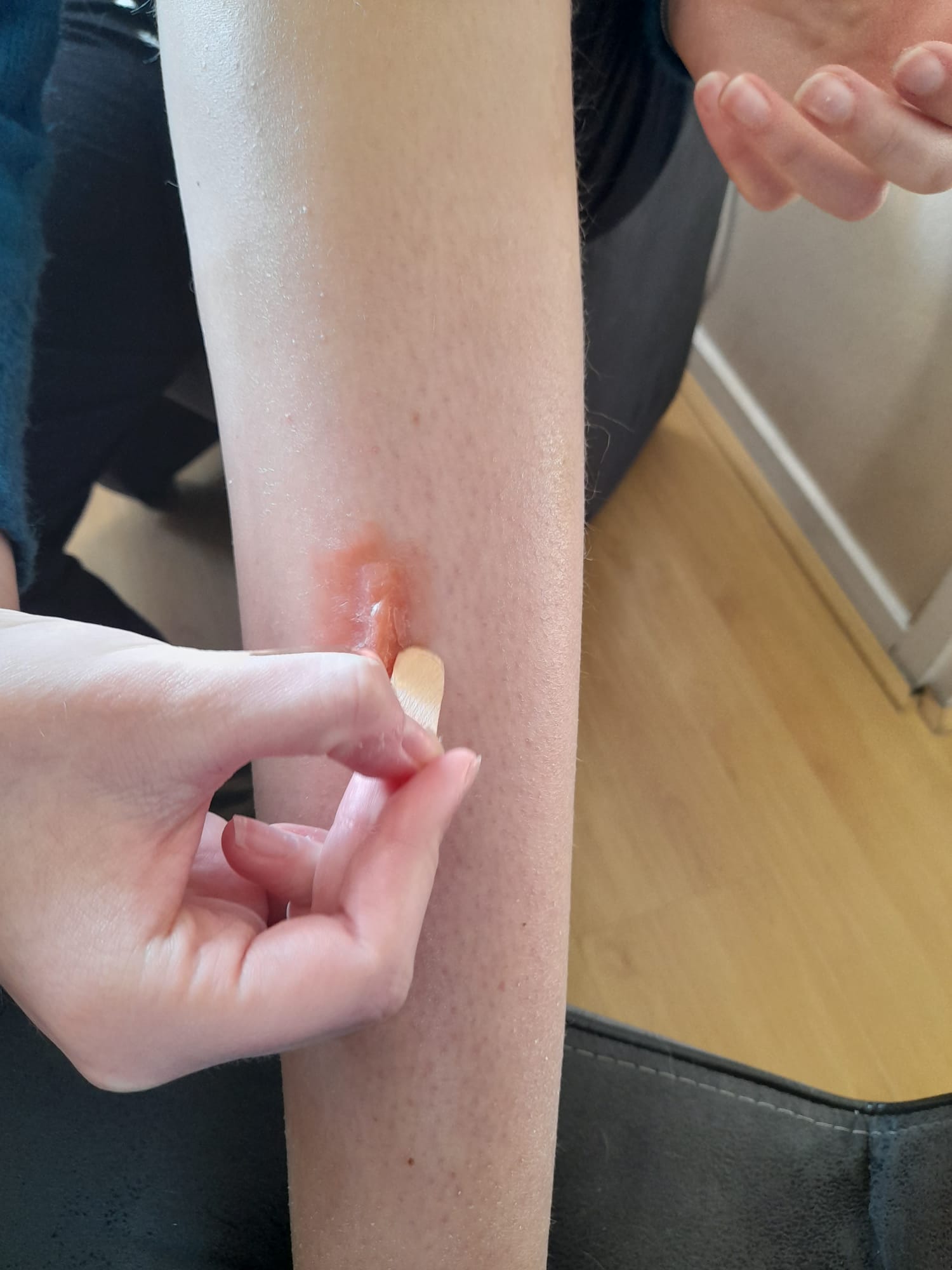 detailbeeld sfx-makeup